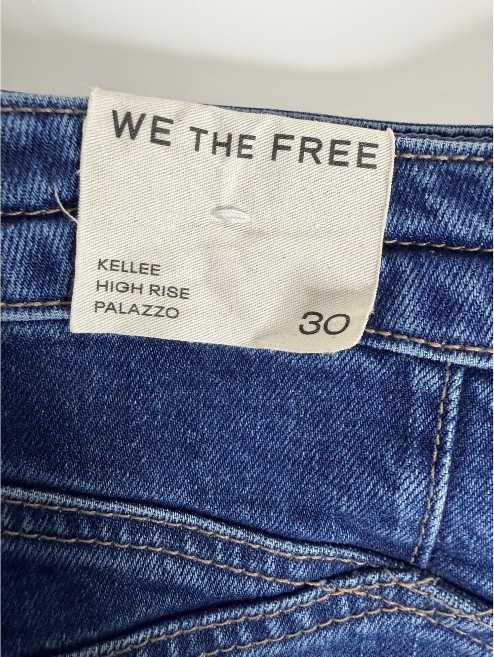 Free People Women’s Jeans Keller High Rise Palazzo Size 30 - Picture 6 of 11
